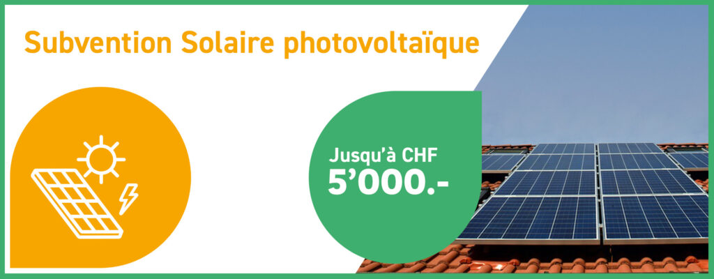 Subventions Photovoltaïque 2024 - Yverdon Énergies